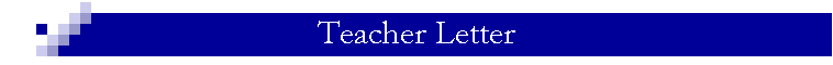 Teacher Letter